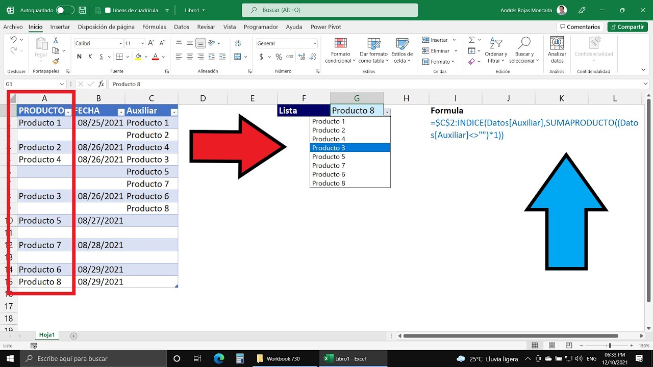 Cómo Eliminar los Espacios en Blanco de Listas Desplegables en Excel Dinámicamente ¡Intenta esto!
