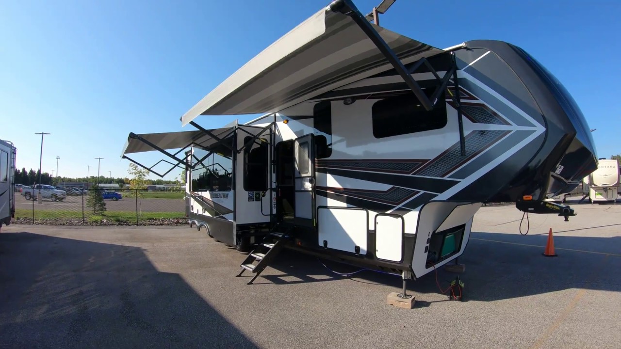 2019 Grand Design Momentum 397TH Toy Hauler  Fifth Wheel