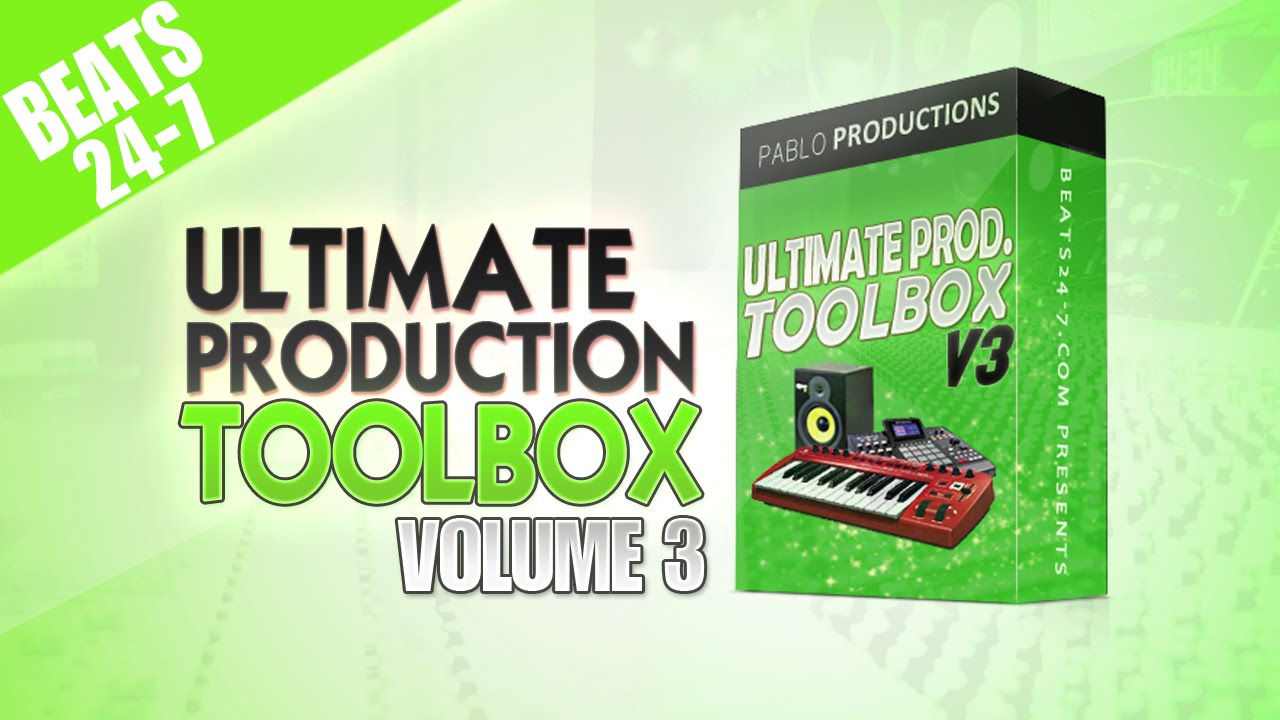 Drum Kit + Kontakt Preset Bank [Ultimate Production Toolbox V3] (Hip Hop Rap Sound Presets)