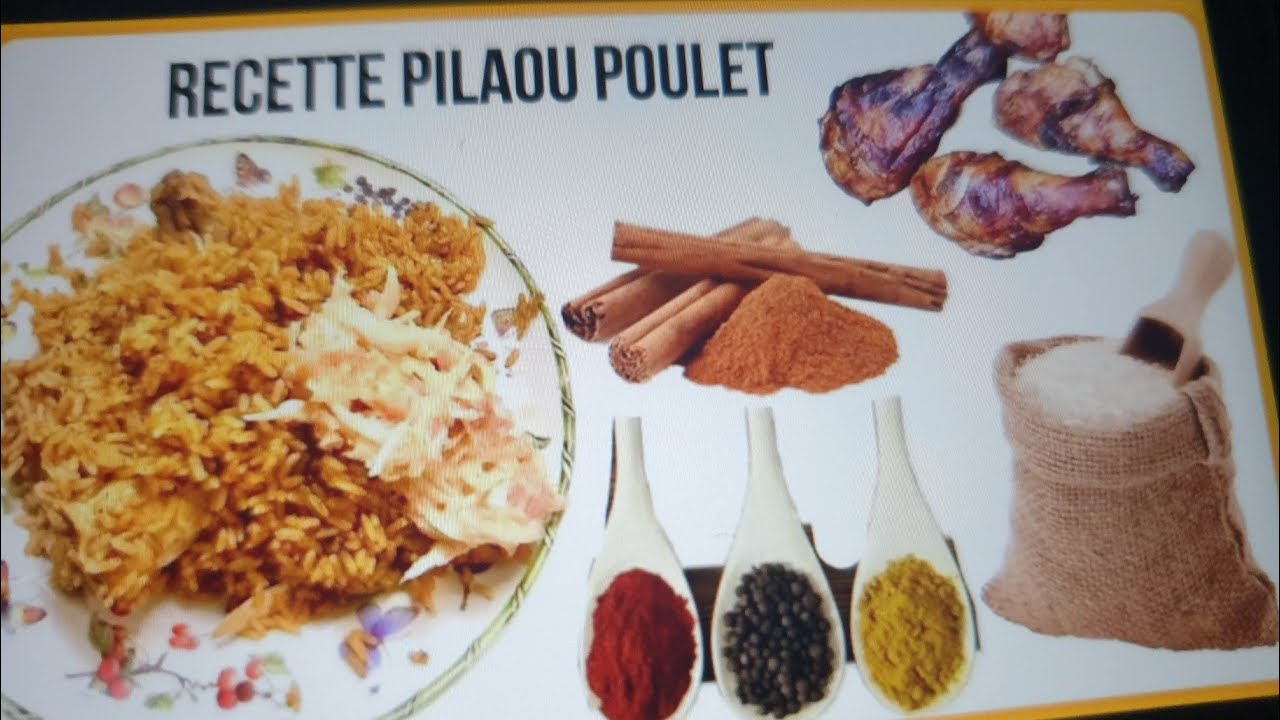 une recette comoriene pilaou au poulet