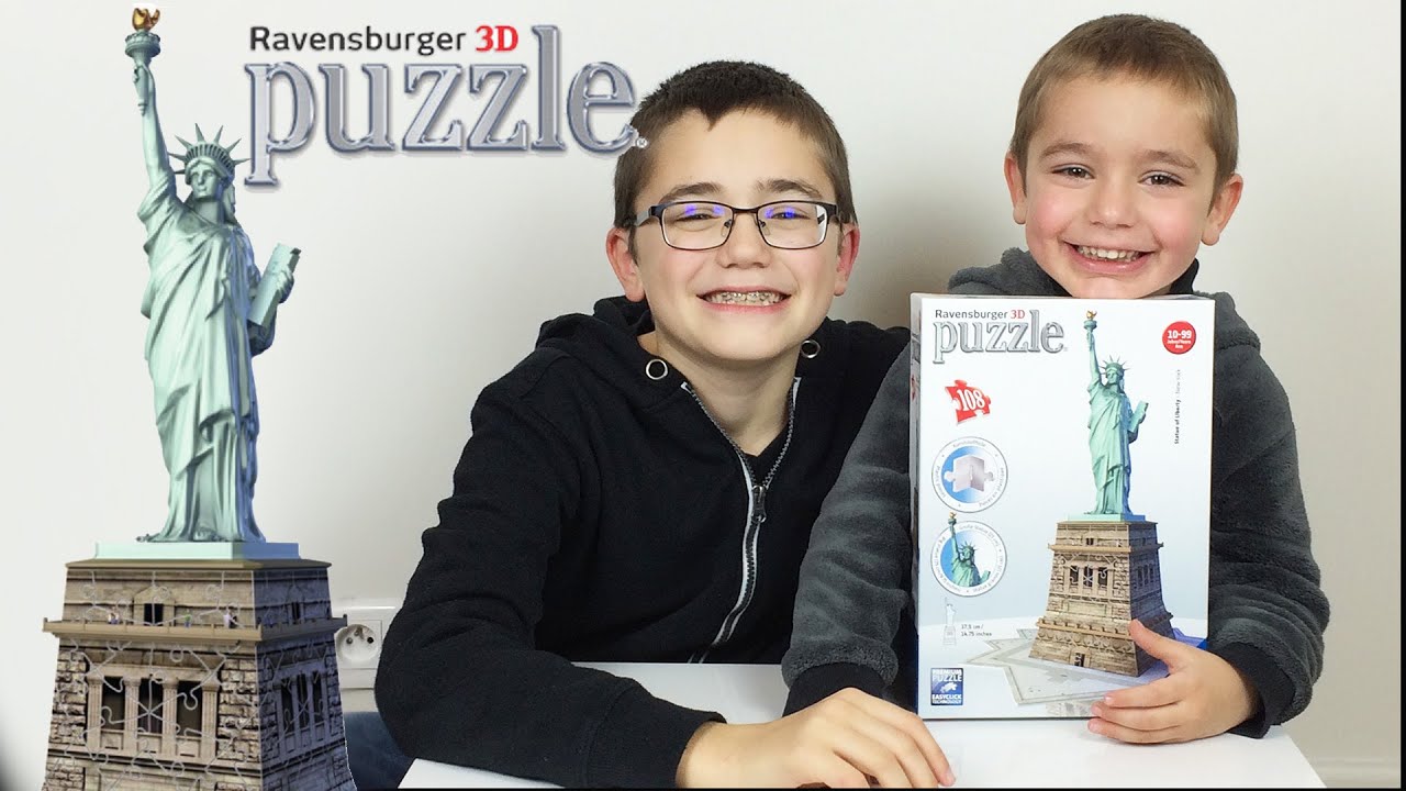 Puzzle 3D Ravensburger Statue de La Liberté  -  Unboxing Statue of Liberty  Puzzle 3D
