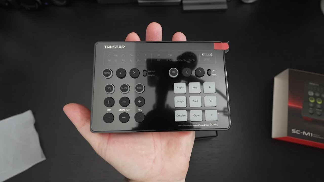 TAKSTAR SC-M1 Portable Audio Mixer Unboxing