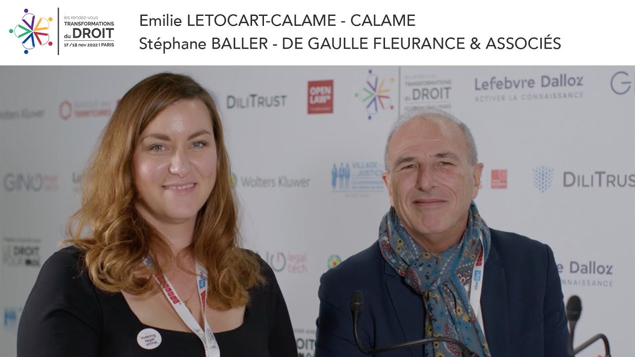 Emilie LETOCART CALAME & Stéphane BALLER - CALAME & DE GAULLE FLEURANCE ASSOCIÉS