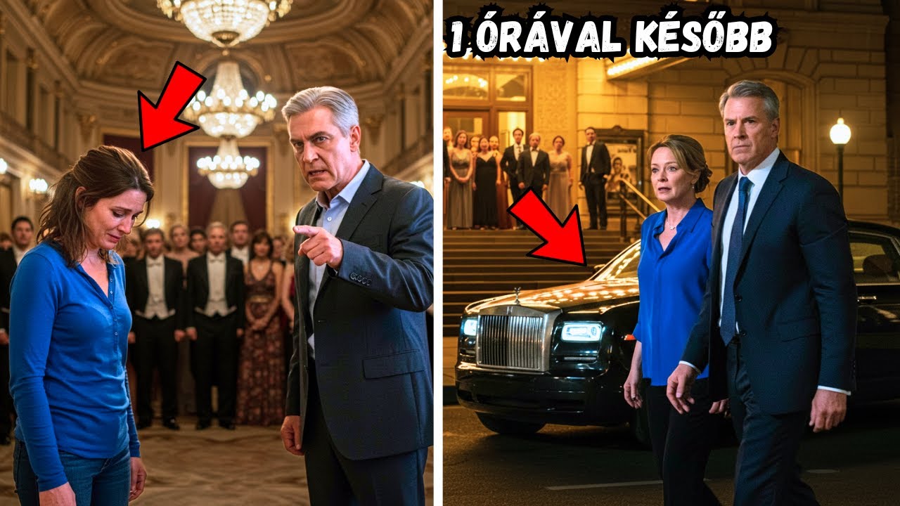 KIZAVARTÁK a Színházból... Egy Óra Múlva a DÜHÖS Férje egy Rolls Royce-szal Érkezett
