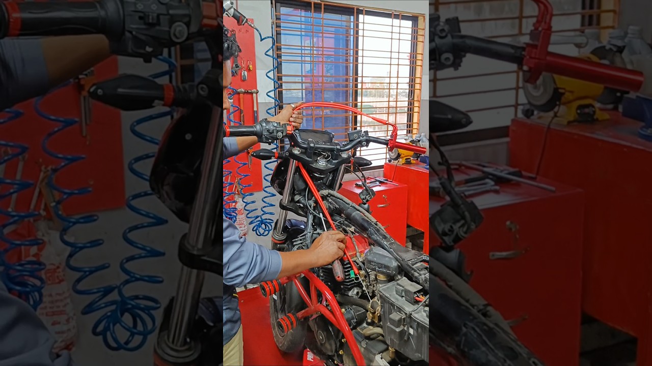 Quick Throttle Install in TVS RTR 160 4V Modified #shorts #modified #rtr1604v #newtoyou #ajshohan