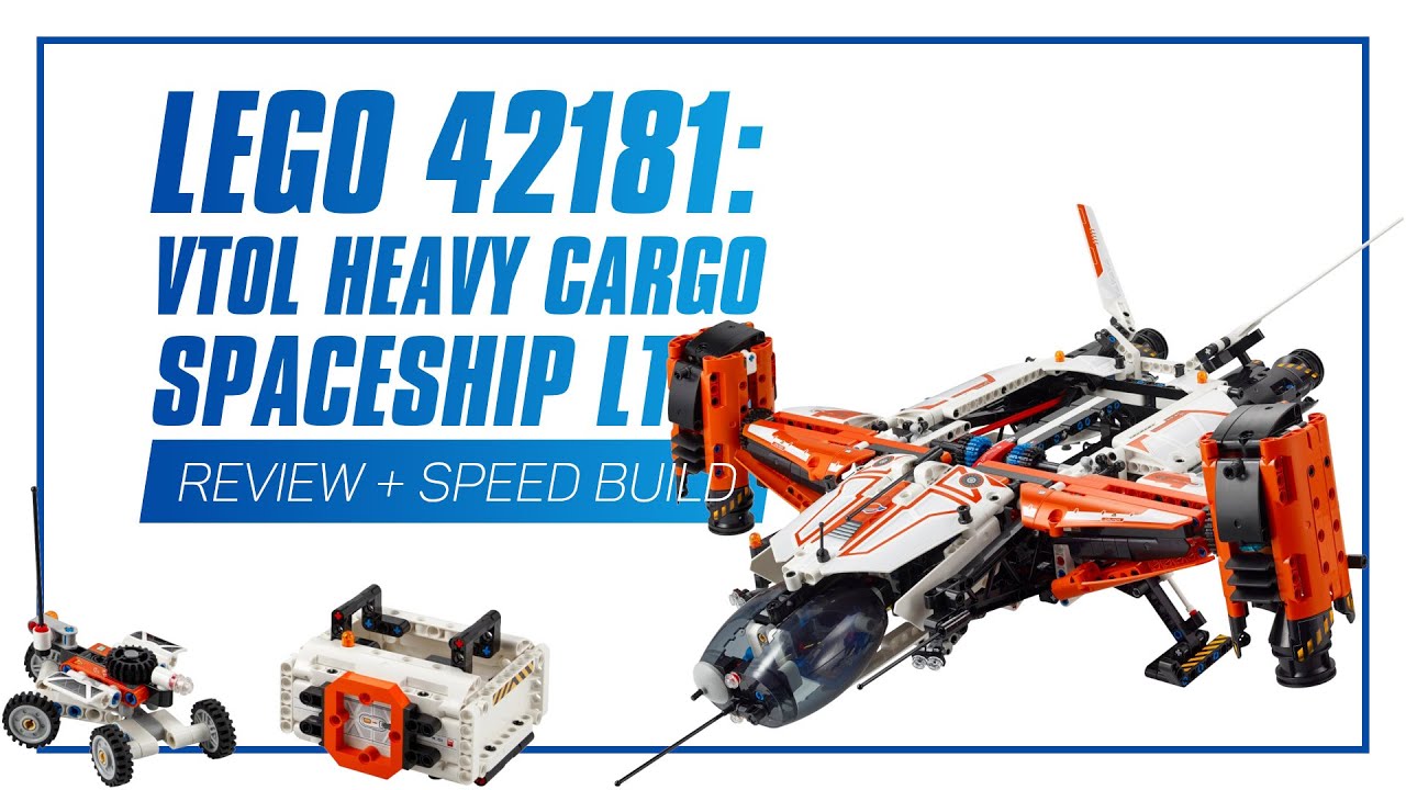 LEGO 42181: VTOL Heavy Cargo Spaceship LT81 - IN-DEPTH REVIEW