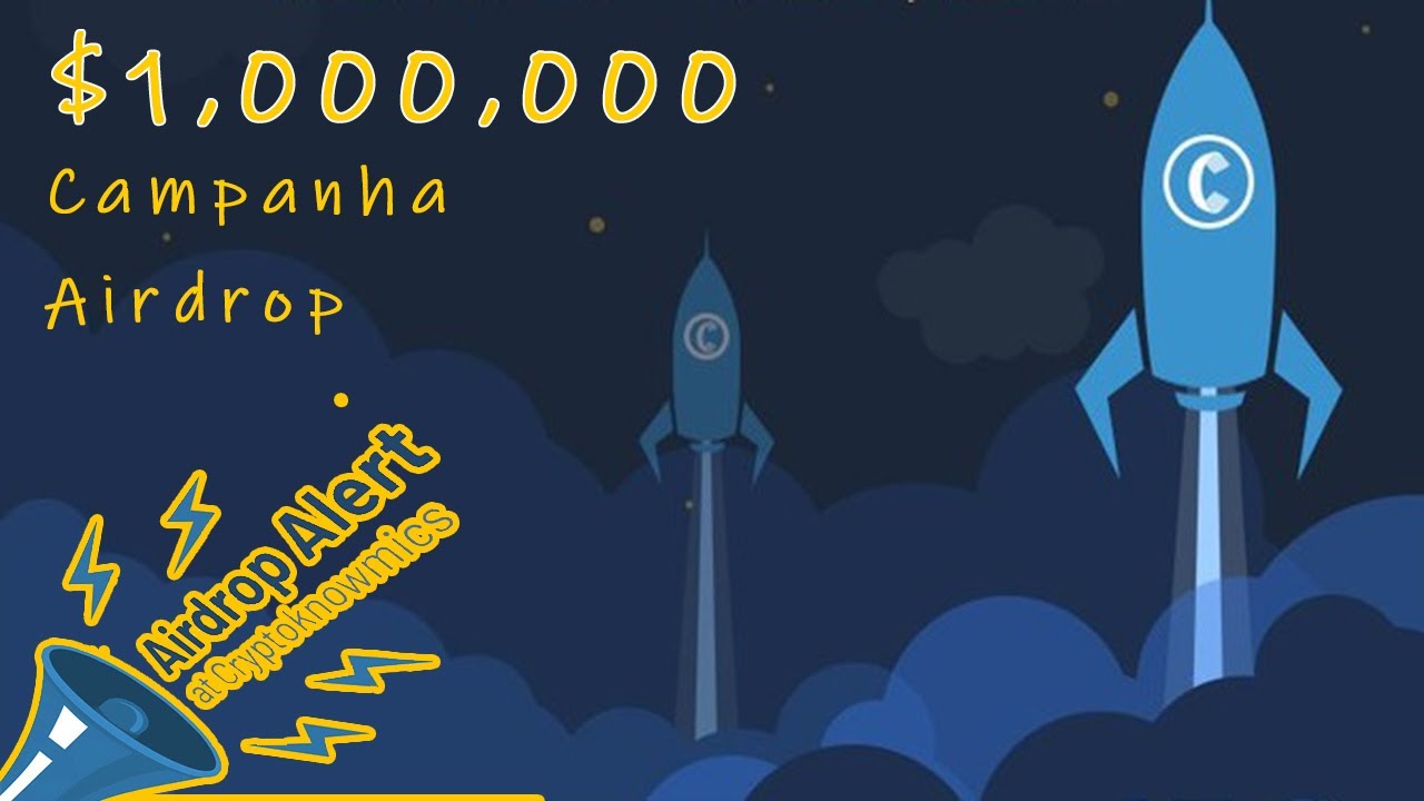 Campanha de Airdrop de 1Milhao de D&oacute;lares na Cryptoknowmics ! Oh My God 💸.