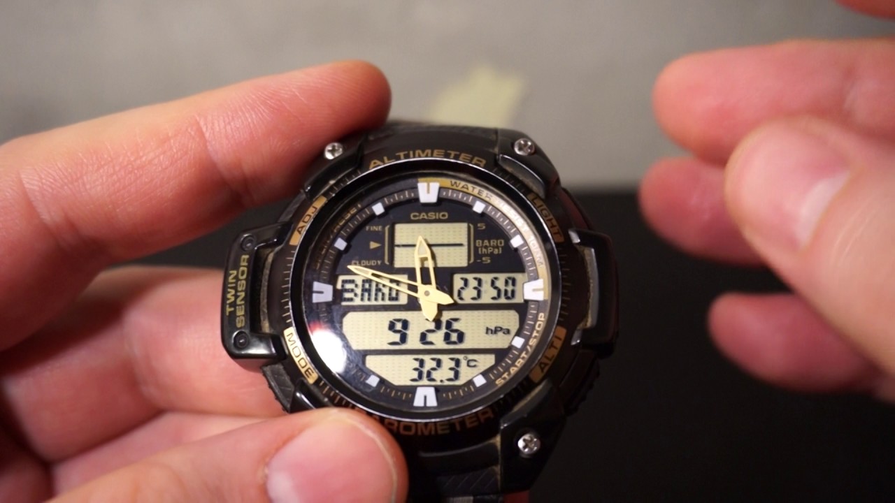 Супер часы CASIO No. 5176/барометр/альтиметр/градусник