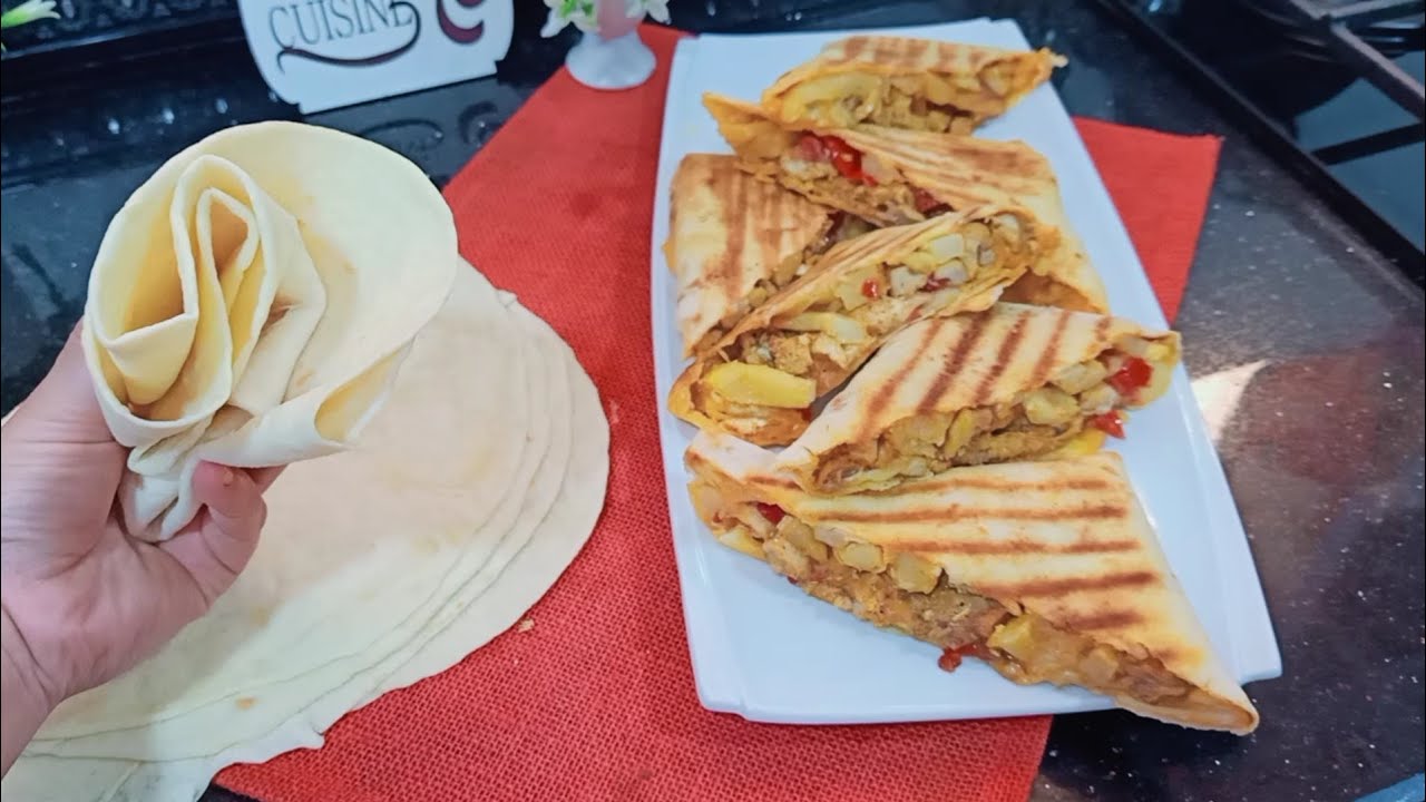 دخلت زوجي الكوزينة🤭درتلكم خبز تاكوس تتبيلةشاورما منزلية راح تفتخري بنفسك كي ديريها ڤيديو مفصل💯