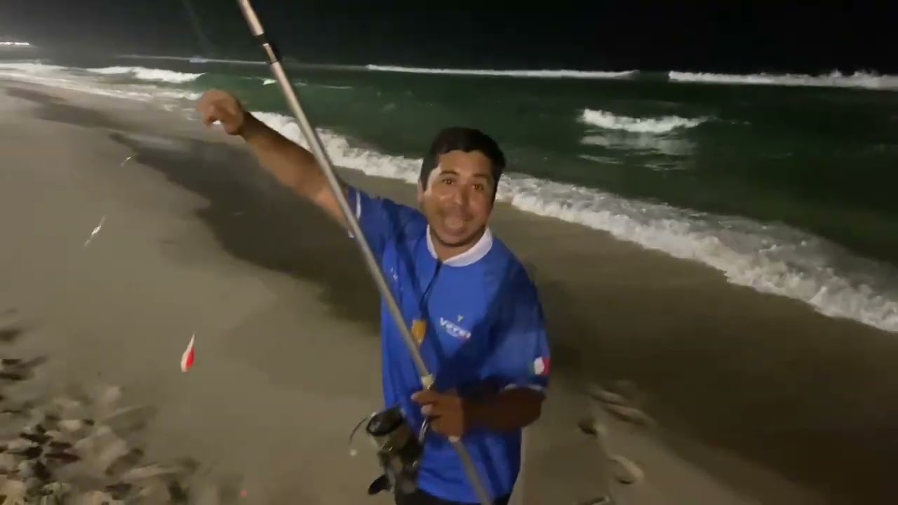 Pescaria Noturna Barra Da Tijuca Muitas Variedades aDe Peixe Com Essa Isca É Sensacional 