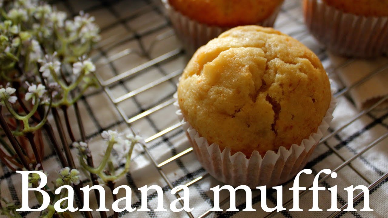 混ぜて焼くだけ！HMで絶品バナナマフィン🍌banana muffin