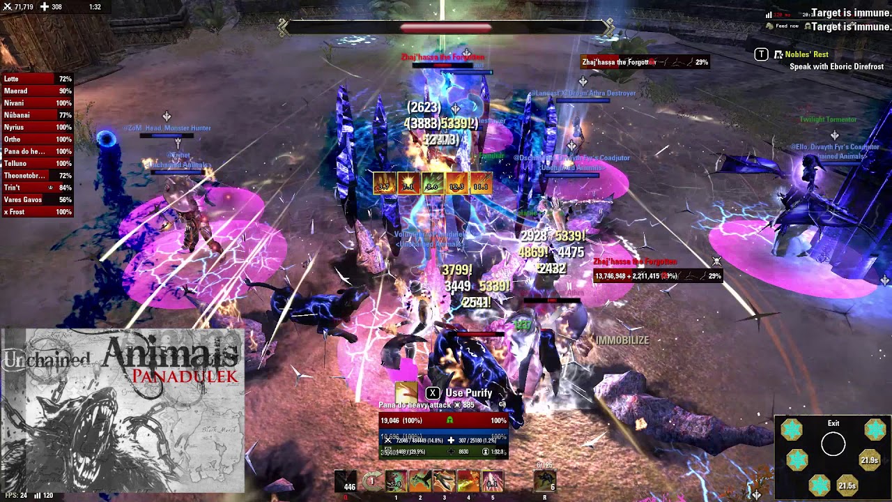 vmol-first boss- dps 72k/54.5k
