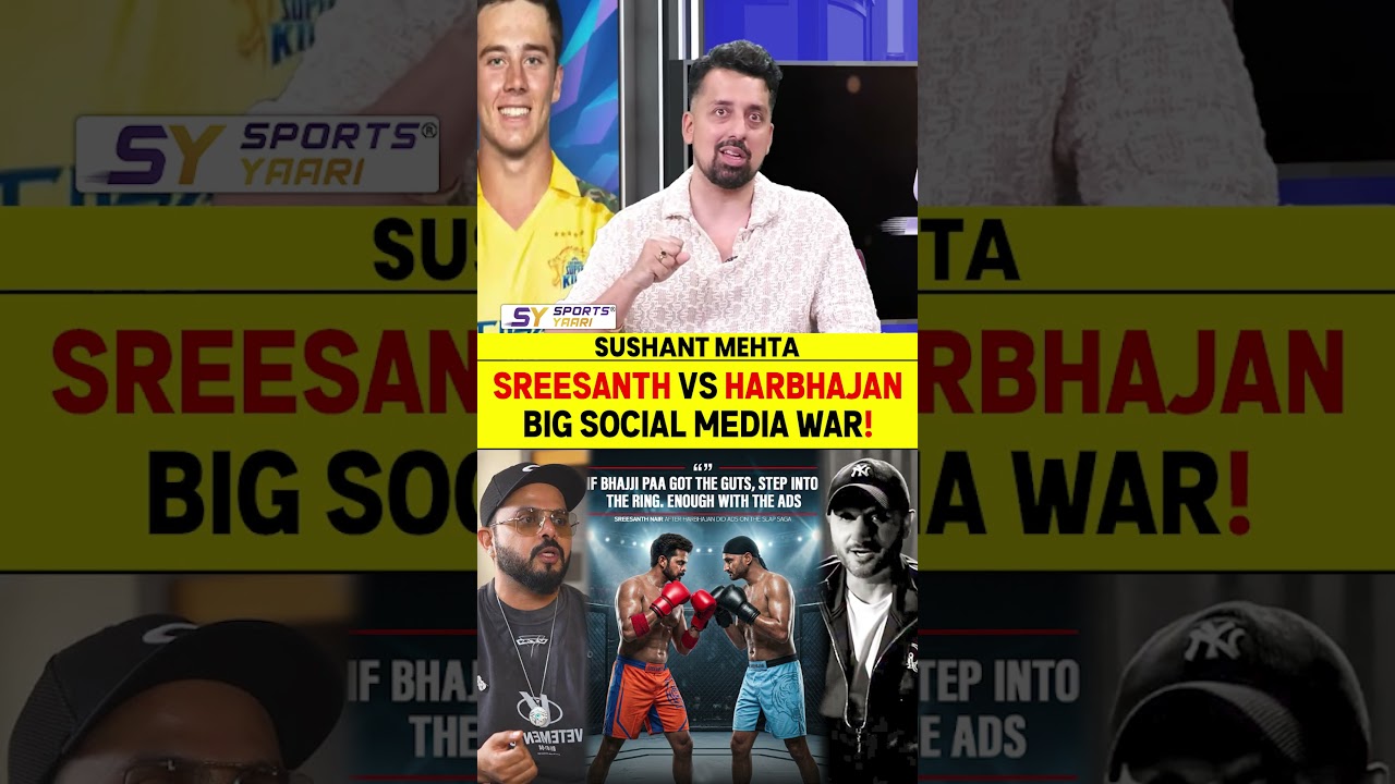SREESANTH VS HARBHAJAN BIG SOCIAL MEDIA WAR! #harbhajansingh #sreesanth #fighting #controversyvideo