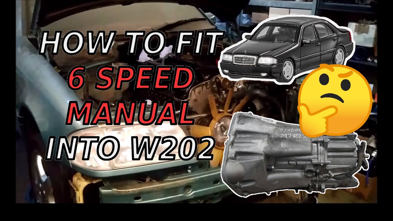 Как установить 6-ступенчатую механическую коробку передач на Mercedes W202 | Проект турбокоробки ...
