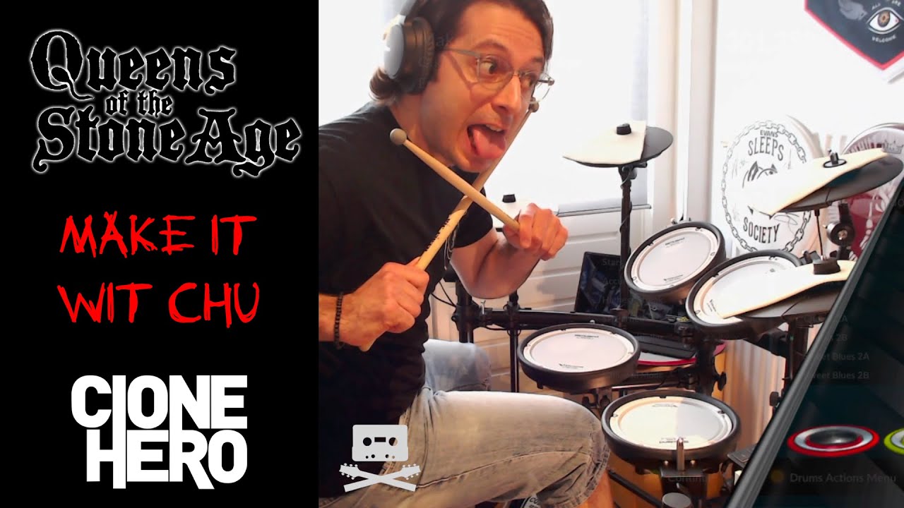 Queens of the Stone Age - Make It Wit Chu Drum Cover - Drums Learnt with Clone Hero #3
