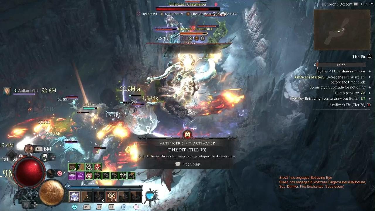 Diablo IV Pit Run Level 70 Paladin