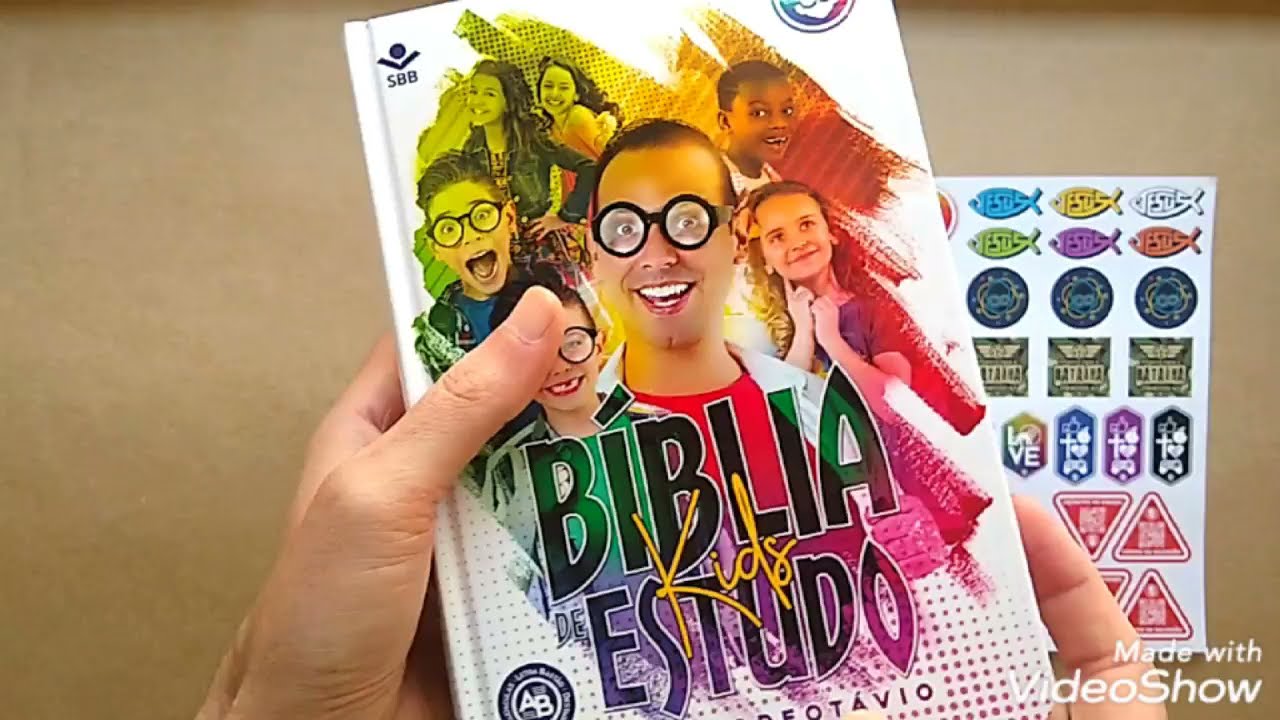 Bíblia de Estudos Kids | O Mundo de Otávio | Devocionais Interativos | NTLH | 14X20CM | SBB