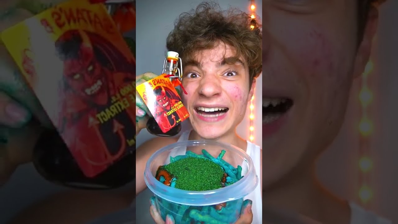 Blue Takis Extreme Spicy Challenge