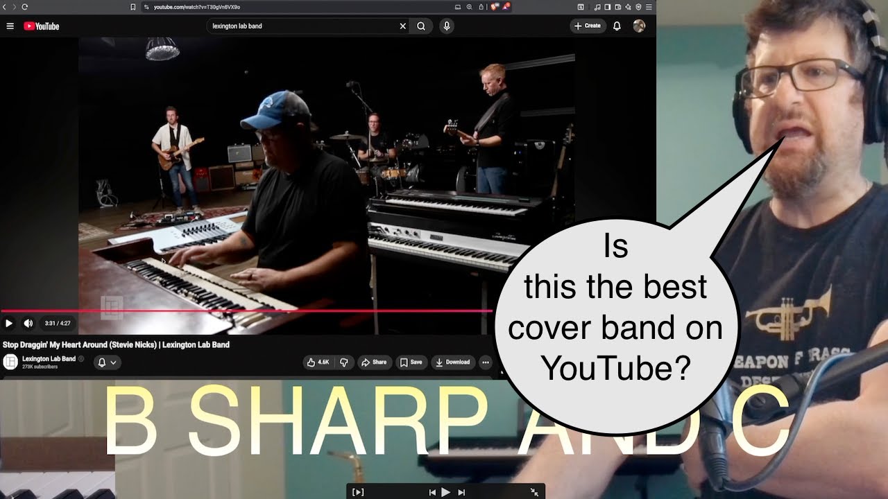 B Sharp And C - Stop Draggin' My Heart Around (Stevie Nicks) | Lexington Lab Band - REACTION