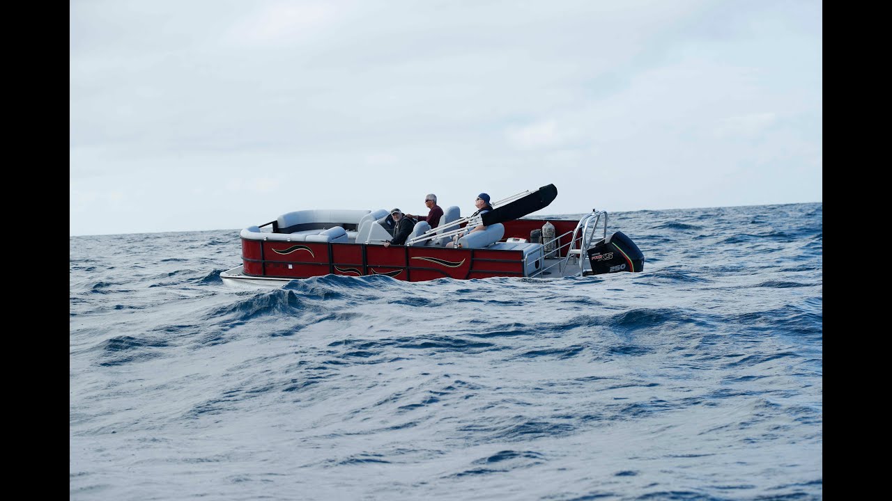Crossing Lake Michigan in a 22-foot Pontoon Boat