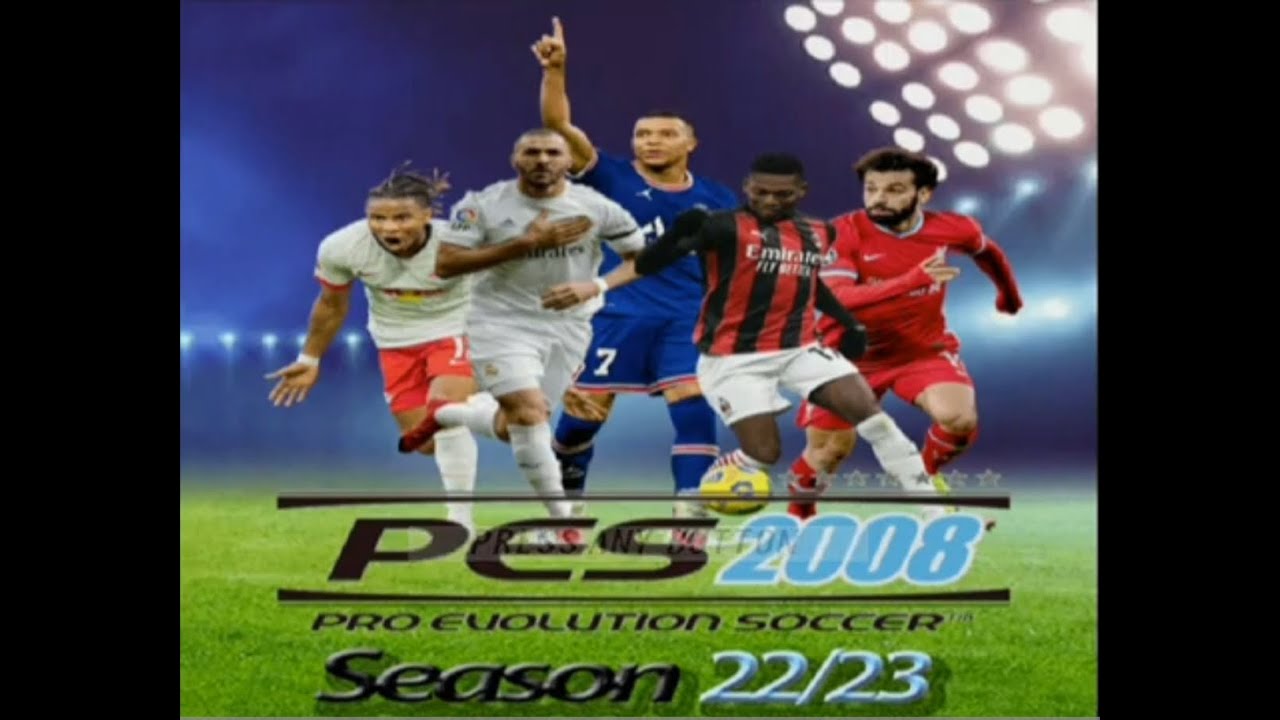 PES2008 PS2 Option File and ISO File Season 22-23