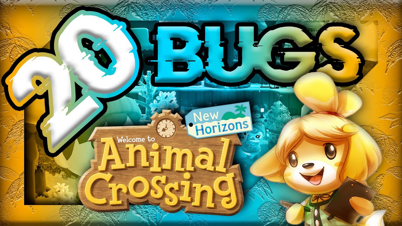 20 BUGS sur ANIMAL CROSSING NEW HORIZONS 🏝️