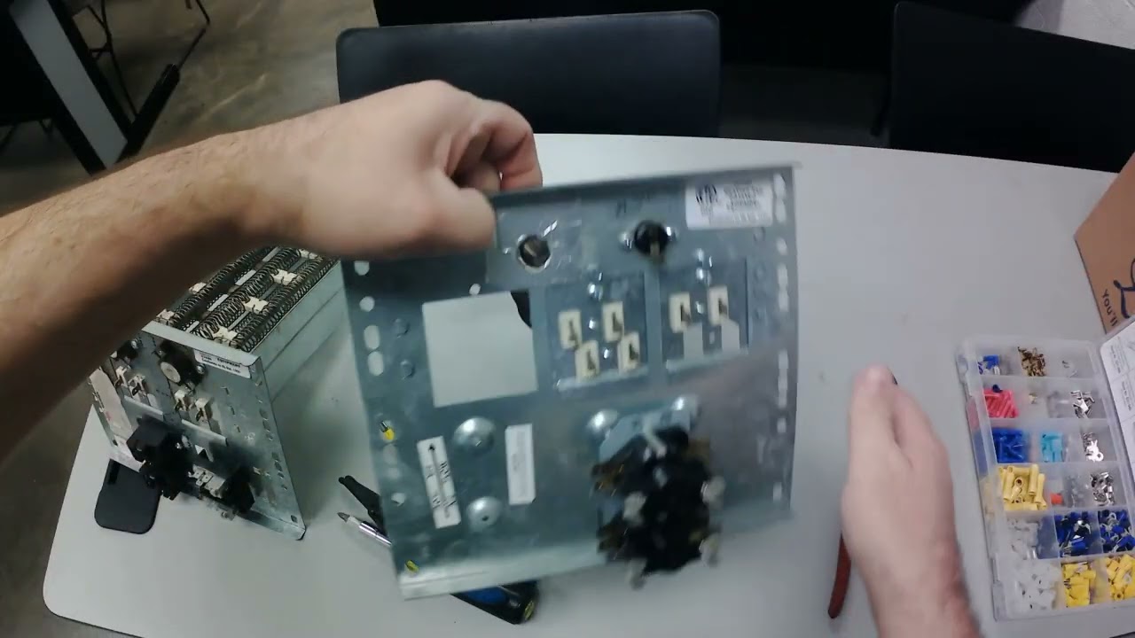 Horrible Looking | Re-Wiring a Heat Pump Air Handler with Electric Heat