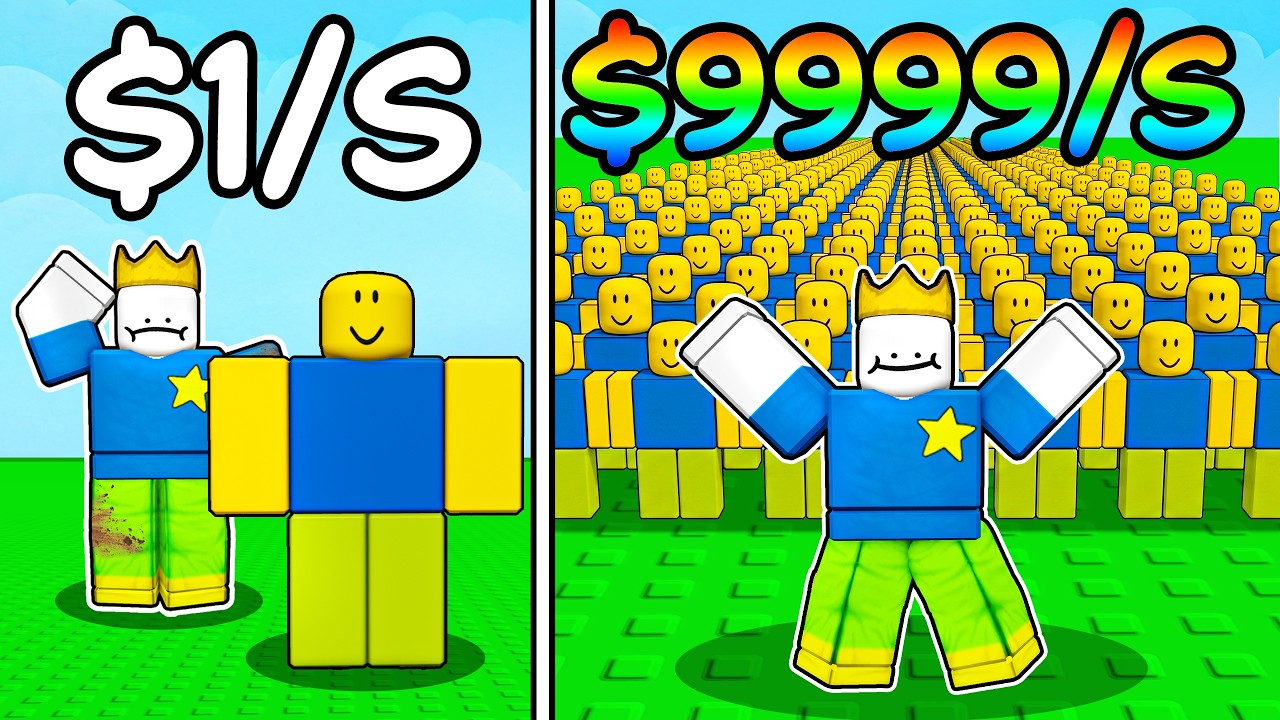 I Went From POOR to TRILLIONAIRE in Roblox Noob Incremental...