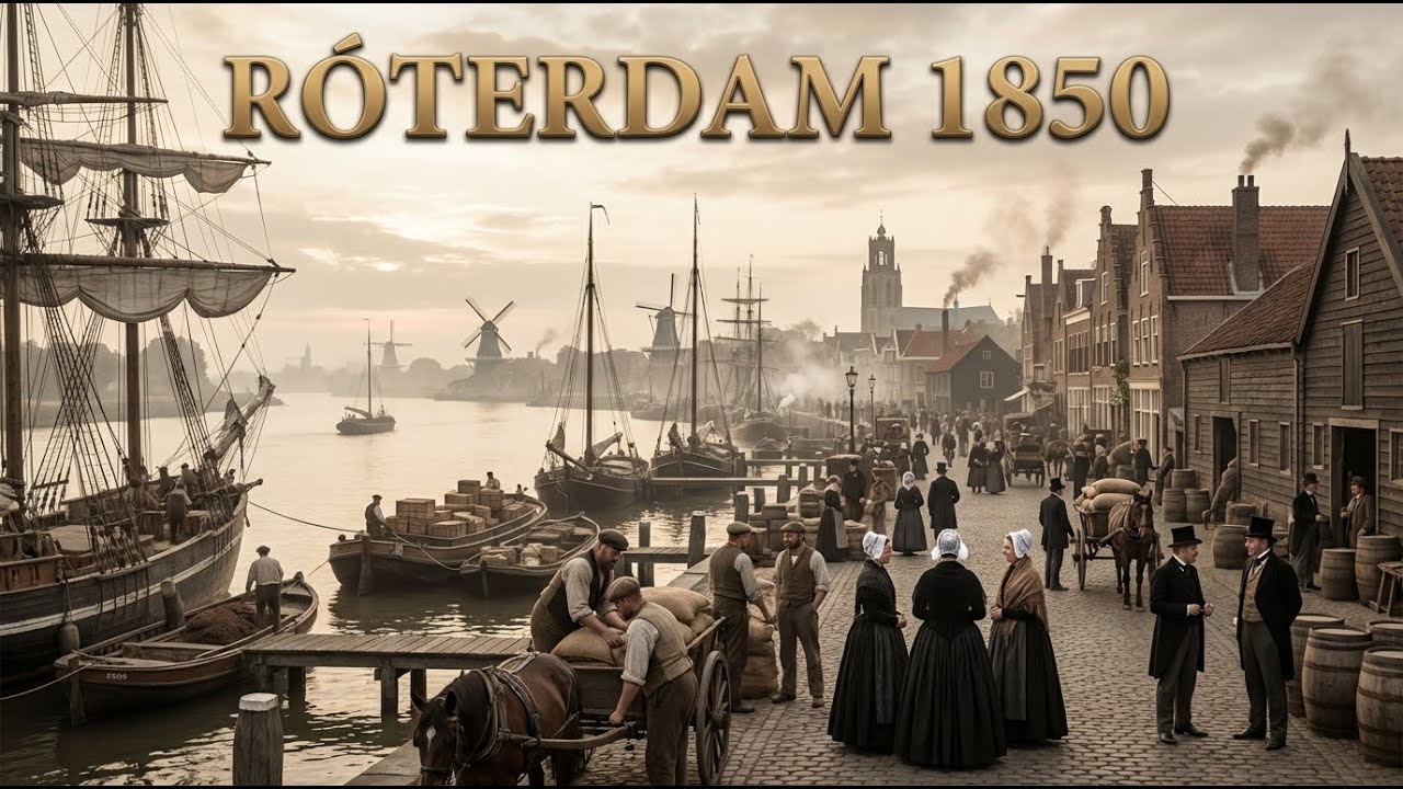 RÓTERDAM 1850 (Reconstrucción IA)
