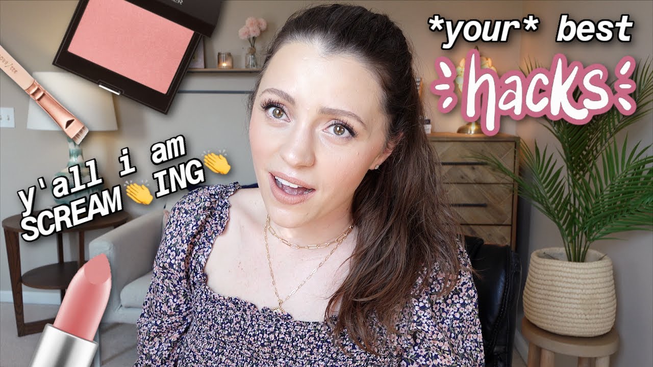 Trying MAKEUP HACKS that *actually* became a part of your daily routine ... I am a changed woman.