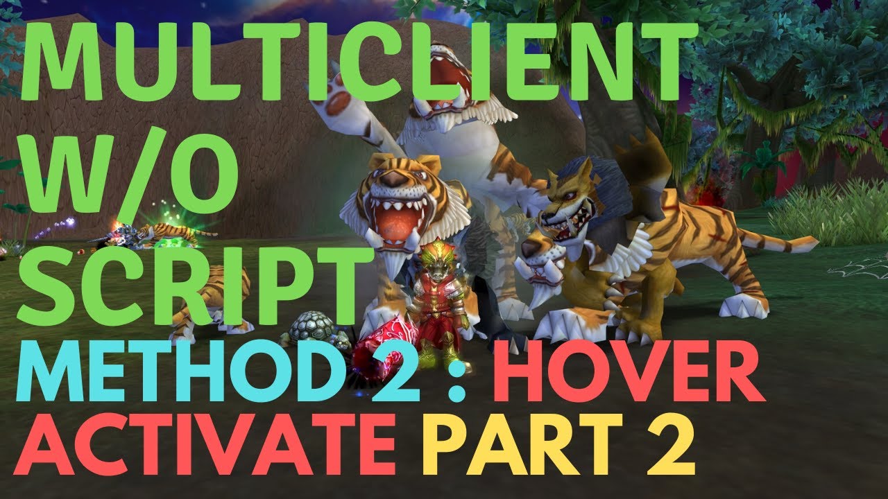 AruaROSE: [Guide] How to Multiclient without Script: Method 2 - Mouse Hover Activate PART 2