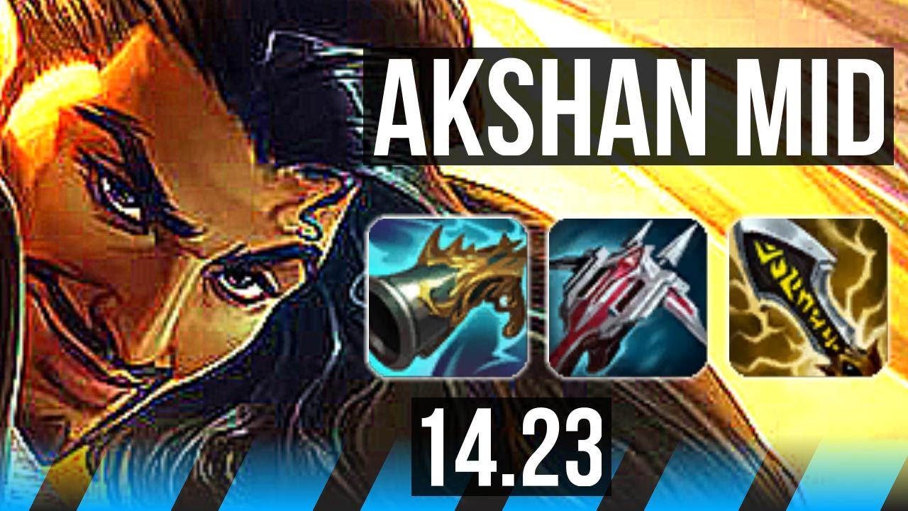 AKSHAN vs JAYCE (MID) | 7 solo kills | NA Grandmaster | 14.23