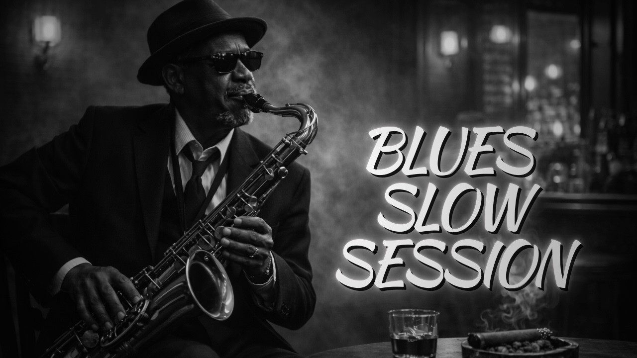 After Hours Chicago Blues 🎸 Slow, Smoky Guitar for Deep Night Focus