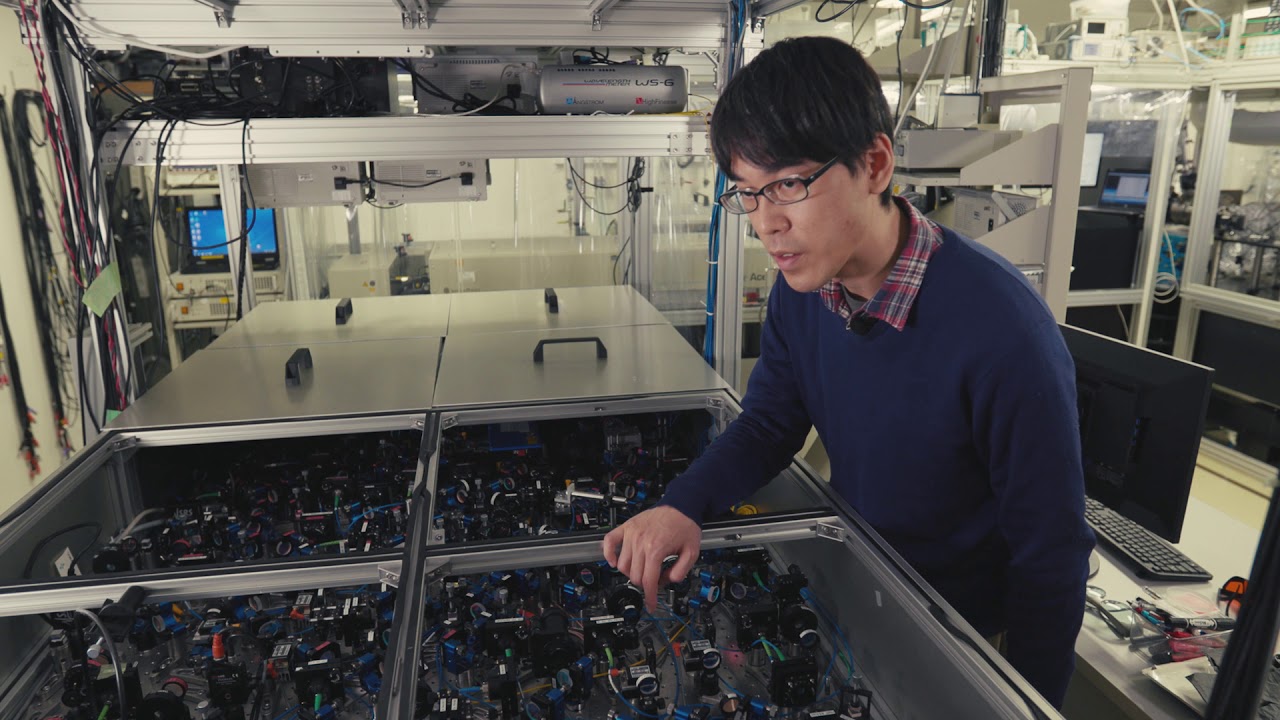QEdプロジェクト　第5回光格子量子シミュレーション　実験室ツアー＠分子科学研究所