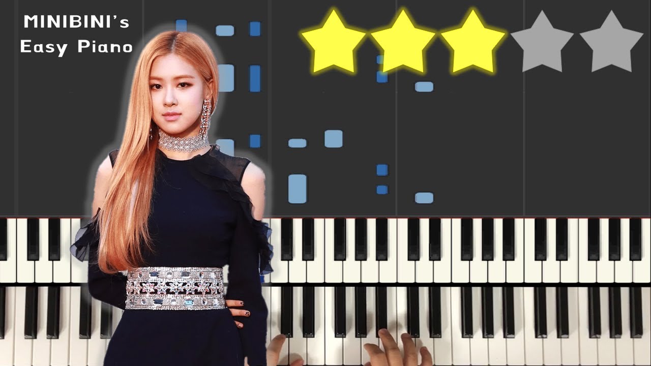 BLACKPINK ROSÉ - EYES CLOSED (Halsey Cover) 《Piano Tutorial》 ★★★☆☆ [Sheet]