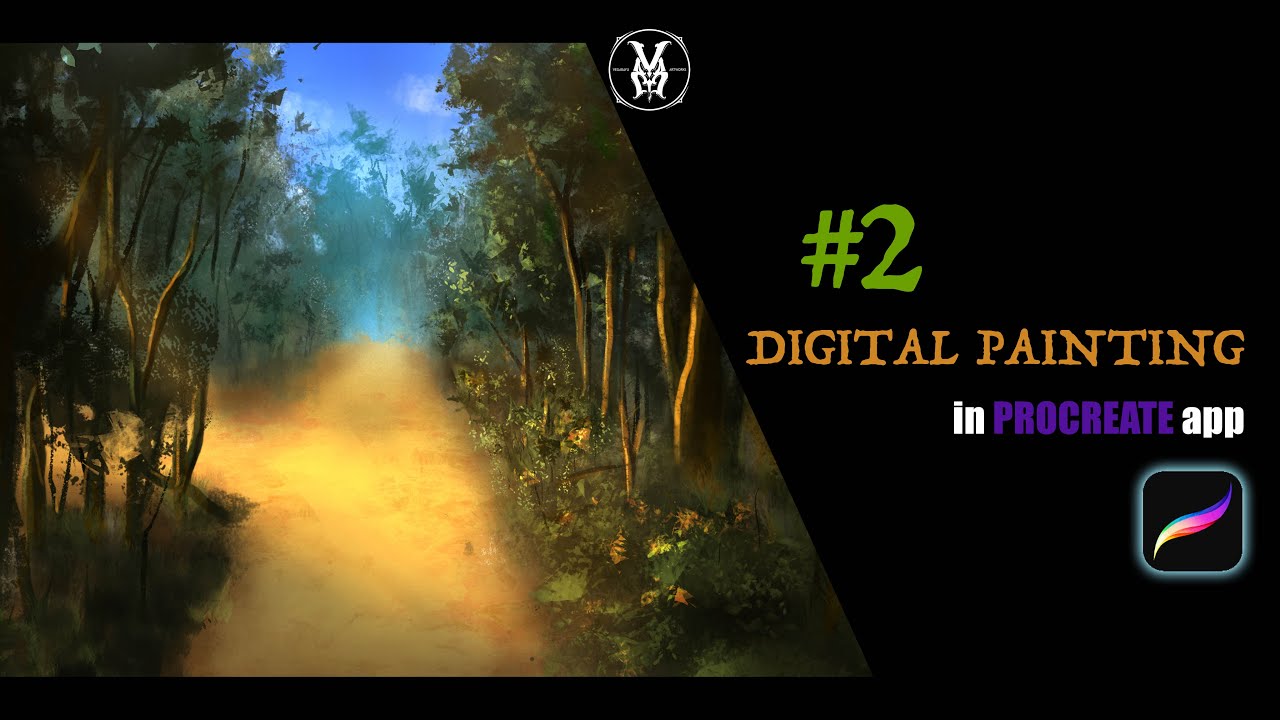 Make a Digital Painting Environmental Concept on iPad Pro Using Procreate | #digitalillustration