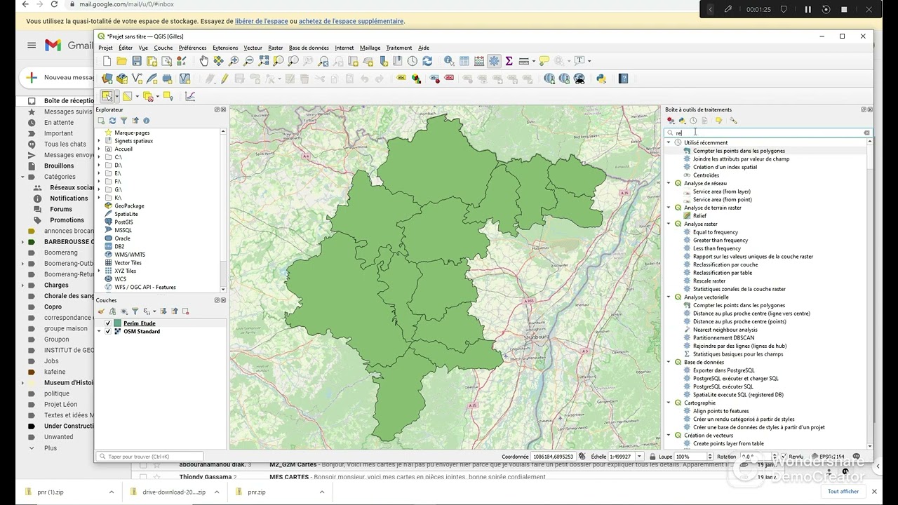 QGIS - Regrouper polygones