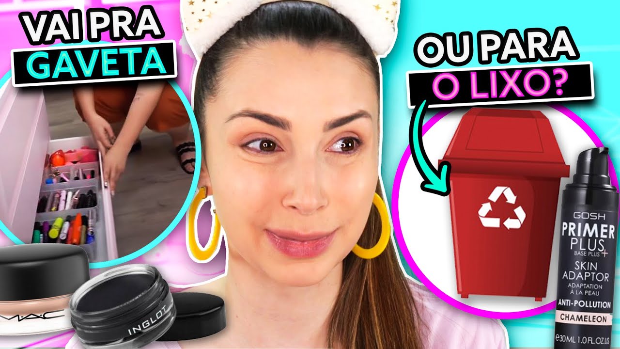 TIRANDO MAKES DO FUNDO DA GAVETA - O QUE AINDA VALE A PENA? #JanaTodoDia6