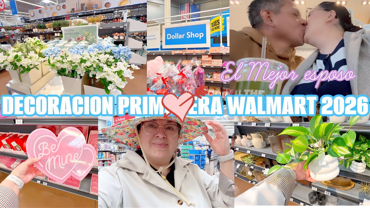 NUEVA DECORACIÓN EN WALMART🌷NUEVA SECCIÓN de DOLLAR SPOT💵