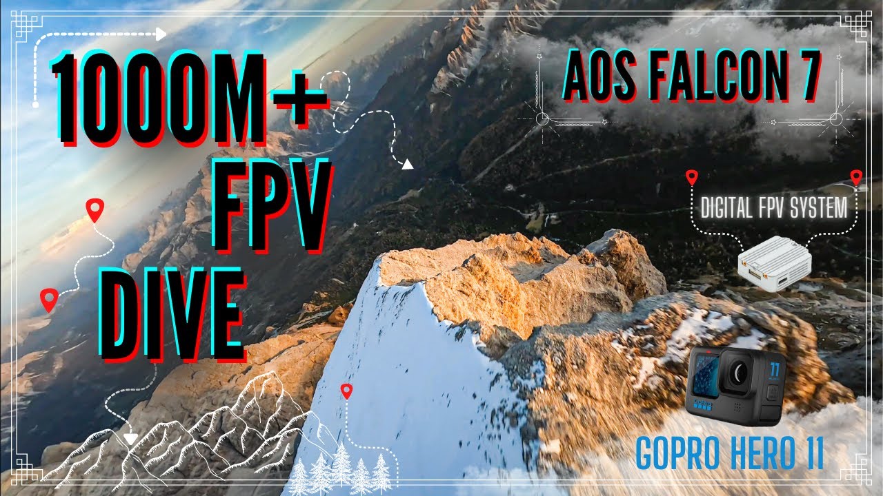 💀 1000M+ FPV DIVE W/ GOPRO HERO 11 🚀