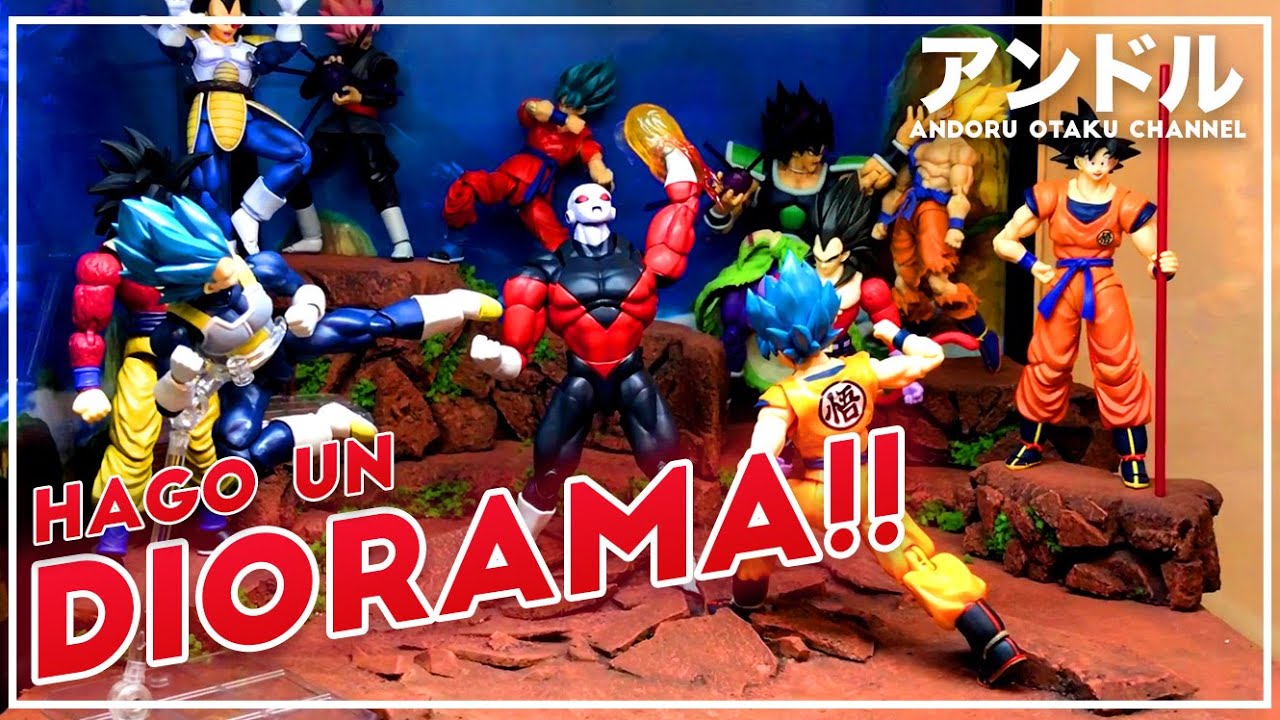 TUTORIAL DIORAMA ESCENARIO PARA FIGURAS DE DRAGON BALL!!