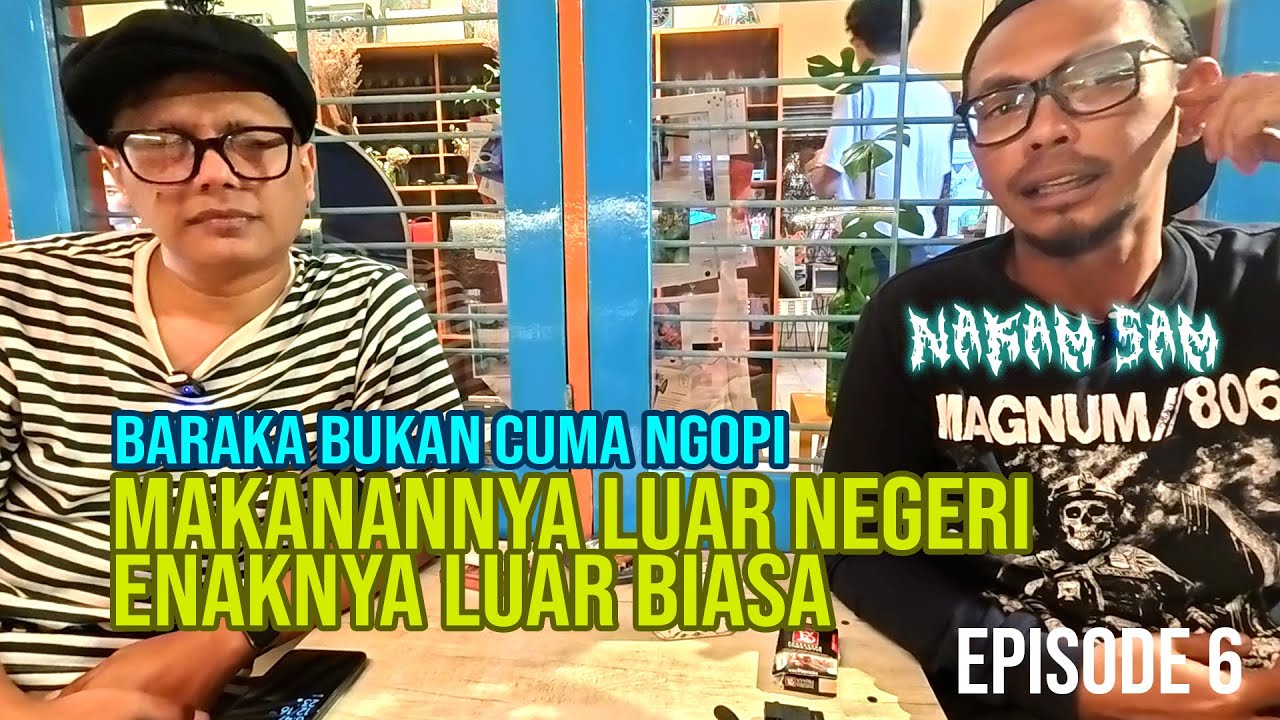 tempat nongkrong dan makanannya yang skena ada di sini, Baraka