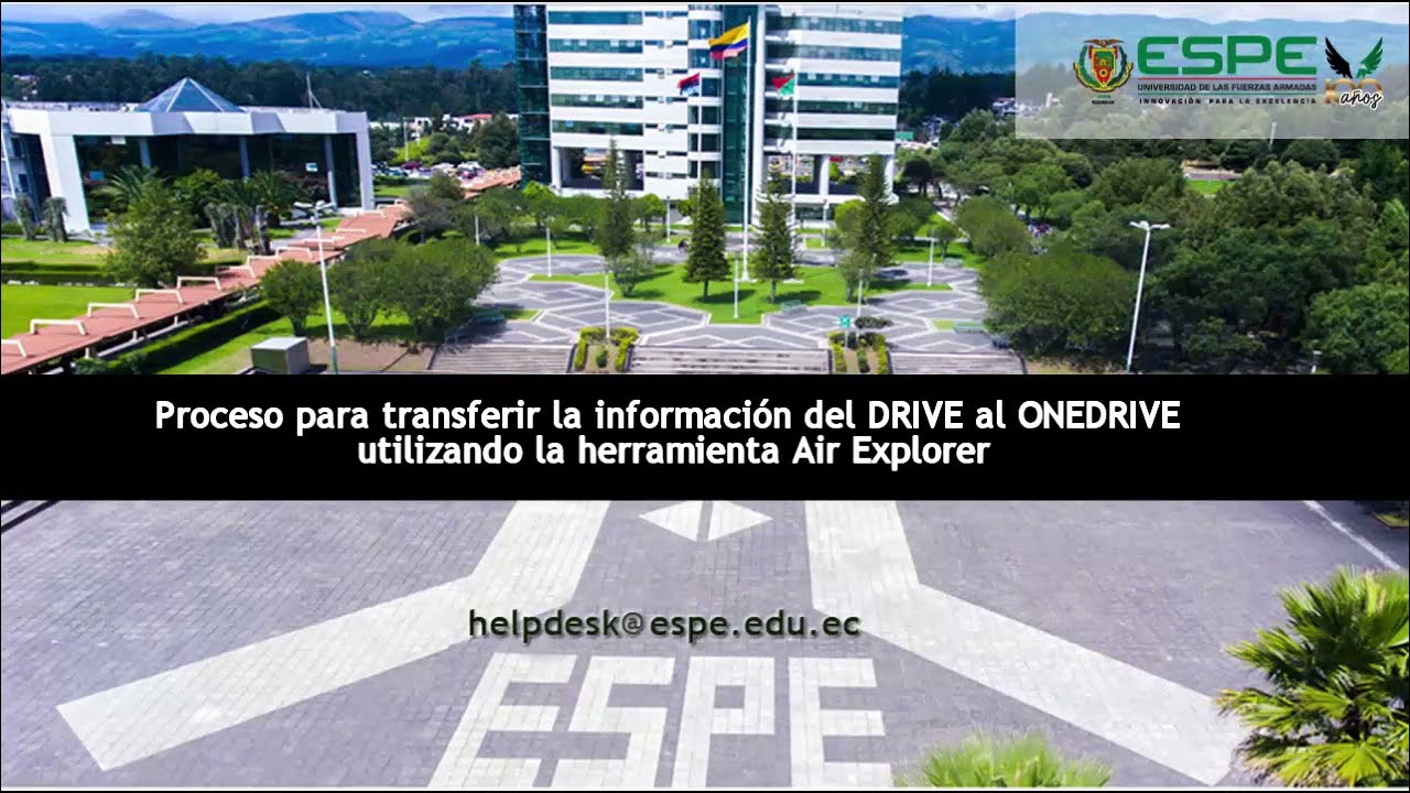 Proceso para transferir información del Drive al Onedrive