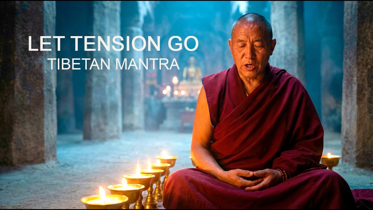Tibetan Monk in an Underground Monastery Hall — Deep Grounded Calm | Nervous System Reset