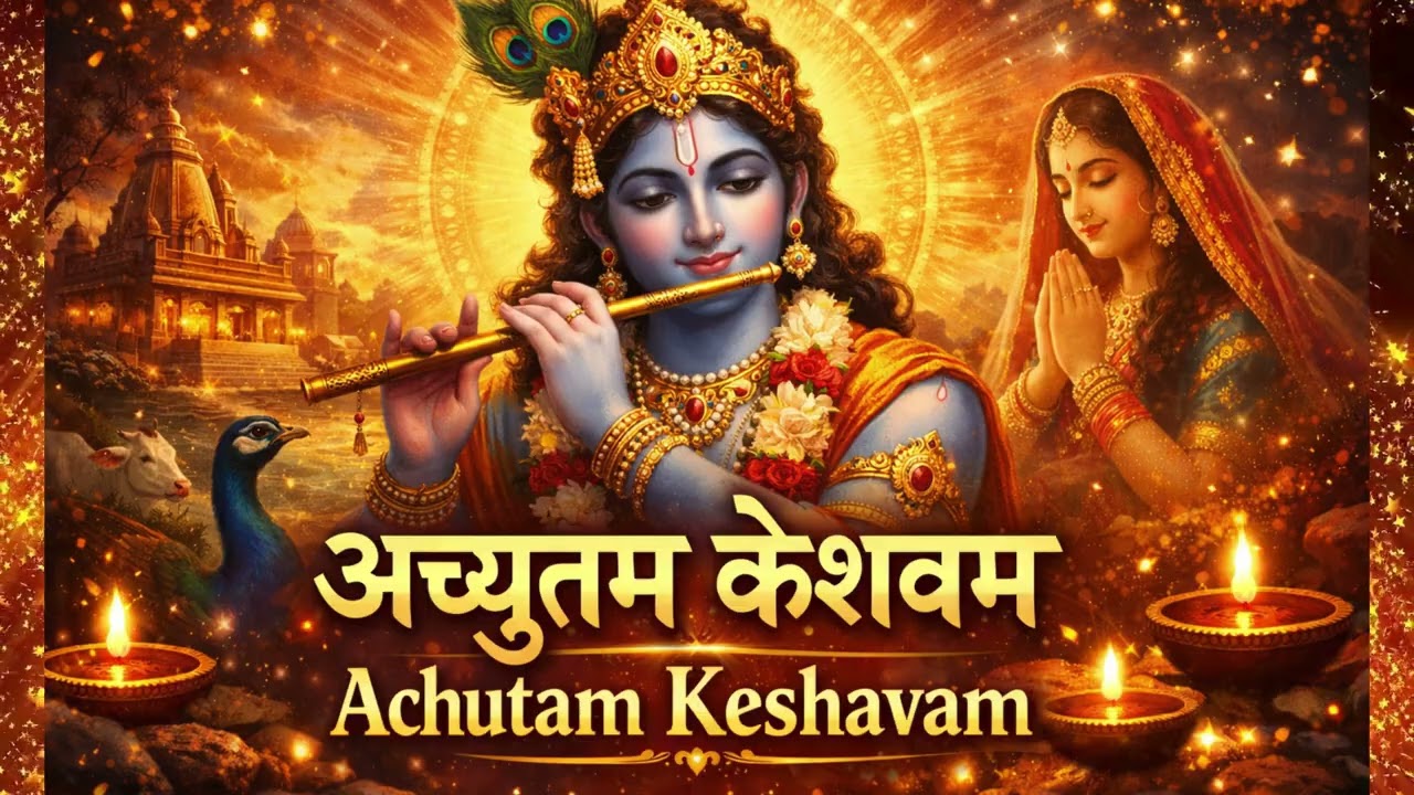 Achutam Keshavam Krishna Damodaram | Soulful Hindi Bhajan | Dhyan Magn