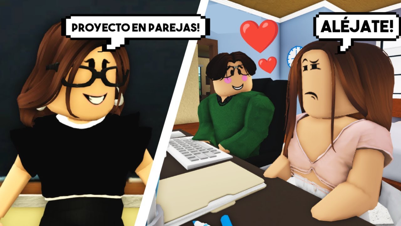 Proyecto Escolar | cuando te toca con el fe0 del salón | Mamá vs Roblox