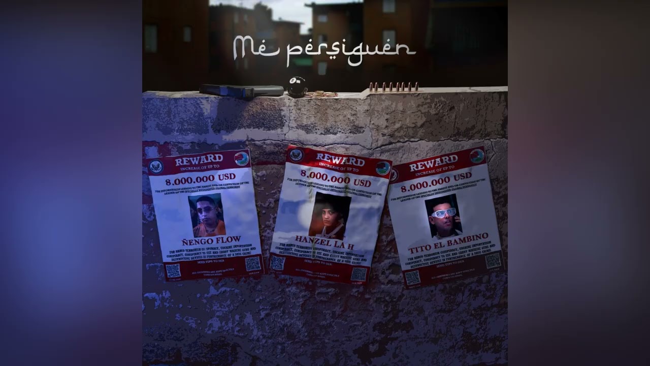 Hanzel La H, Tito “El Bambino, Ñengo Flow - Me Persiguen (𝙨𝙡𝙤𝙬𝙚𝙙 + 𝙧𝙚𝙫𝙚𝙧𝙗)
