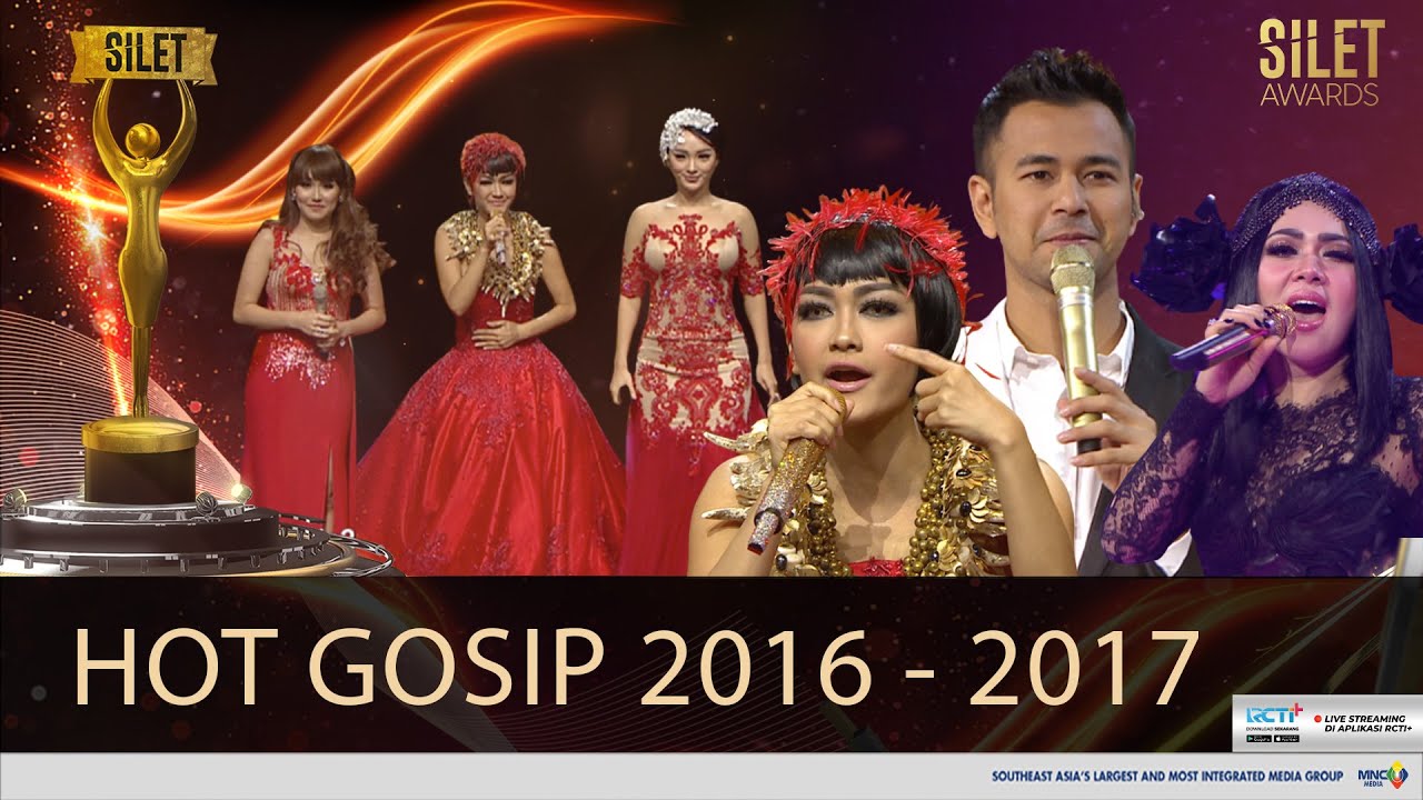 TRIO CECEPI, SYAHRINI, RAFFI AHMAD -  HOT GOSIP SILET AWARDS 2016-2017