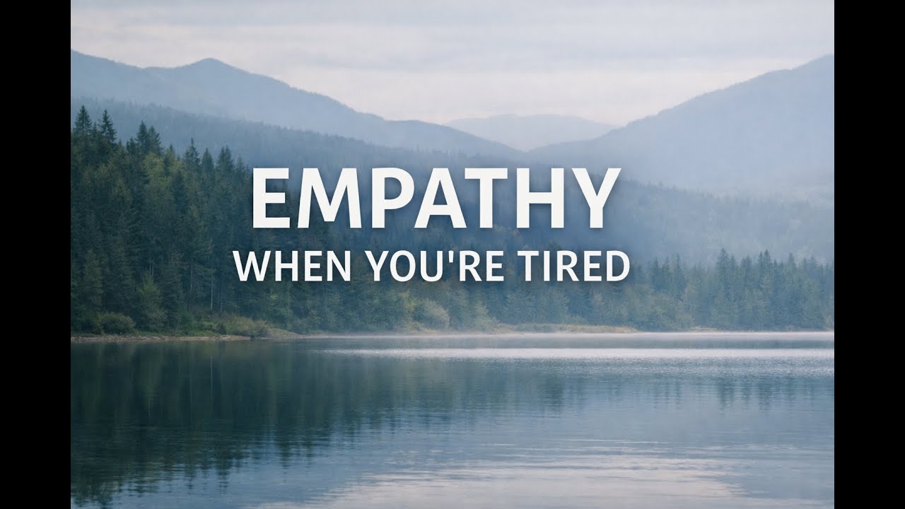 Empathy When You Have Nothing Left to Give