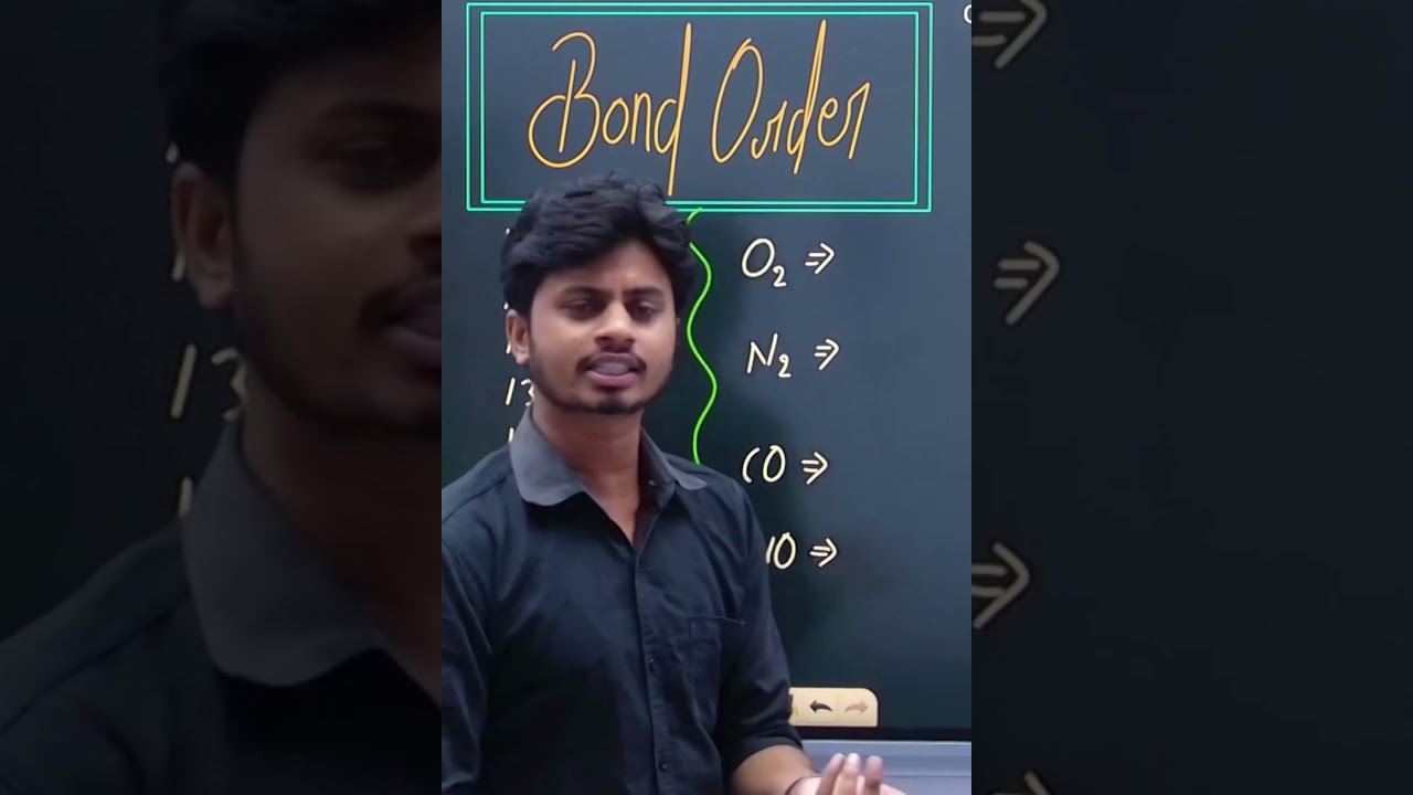Bond order trick || bond order trick neet #chemistry #shorts #shortvideo #youshorts #shortsvideo